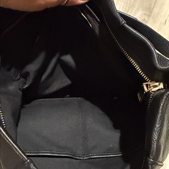 Coach Black Leather Shoulder Bag - Picture 5 of 6